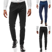 Load image into Gallery viewer, Mens Casual Pants Spring And Summer Classic Fashion Slim Fit Casual Male Trousers 2 Colors Optional
